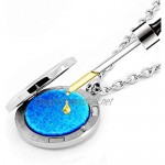 Home Wang Perfume Pendant 20//25/30Mm Magnetic 316L Stainless Steel Aromatherapy Oil Diffuser Necklace Jewelry