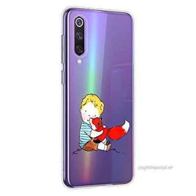 Oihxse Case Compatible with Xiaomi Redmi Note 5 Crystal Clear Soft Silicone TPU Bumper with Cute Pattern Design Ultra Thin Shockproof Transparent Back Cover for Xiaomi Redmi Note 5 4
