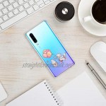 Oihxse Clear Case Compatible with Huawei P30 Ultra-Thin Slim Protective Transparent Cases Soft Silicone TPU Gel Cute Elephant Bunny Design Personalised Bumper for Huawei P30 1