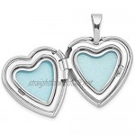 Ryan Jonathan Fine Jewelry Sterling Silver Cat with Fish Heart Locket Pendant Necklace