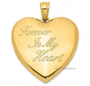 Sterling Silver Gold-tone Forever In My Heart Ash Holder Heart Locket for Women