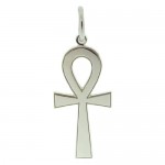 0.925 Sterling Silver Egyptian Ankh Pendant In Presentation Gift Box