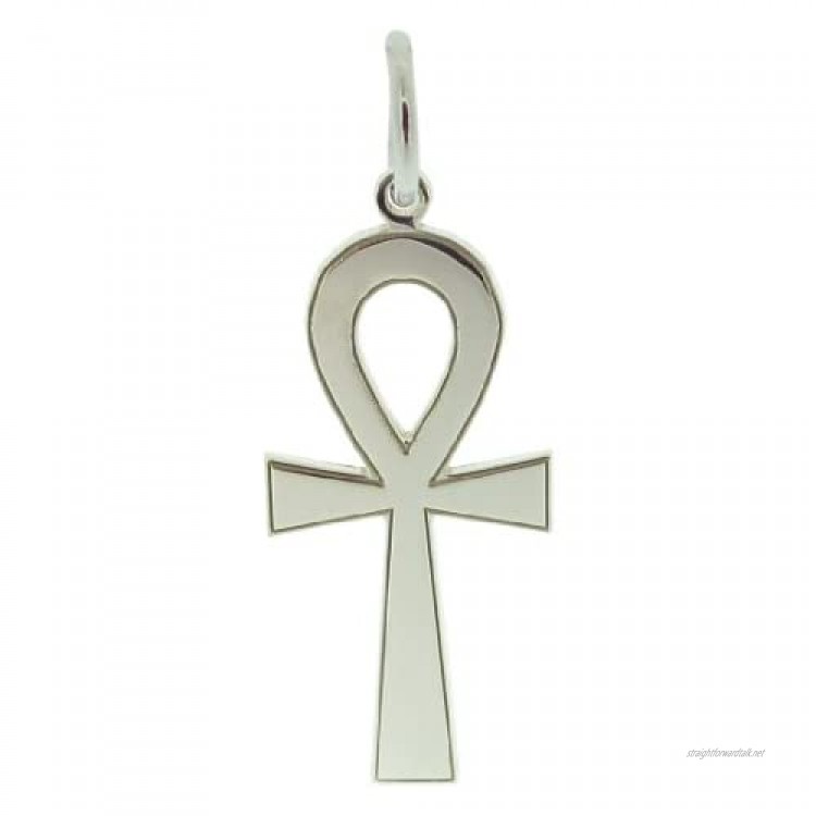 0.925 Sterling Silver Egyptian Ankh Pendant In Presentation Gift Box