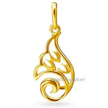 Abstract Style beautiful Chain Pendant Made Of Solid 22K/18K Yellow Fine Gold