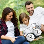 BNQL Daddy and Mommy Est 2021 Keychain Set New Parent Gifts Pregnancy Announcement Gifts for Mom First Time Parents Gifts Expecting Parents to Be Gifts