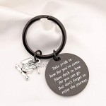 Graduation Gift Take Pride in How Far You Have Come Keychain Bracelet Graduates Gifts