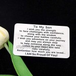 Inspirational Keychain Gifts to My Son Daughter Graduation Gift We Pray You'll Always be Safe Enjoy the Ride and Never Forget Your Way Back Home