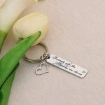 MYSOMY Best Friend Keychain Friends are the Family We Choose Jewelry BFF Friendship Gifts