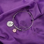 Ohana Bracelet Ohana Forever For Always Ohana Jewelry With Hibiscus Flower Charm