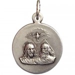 The Holy Trinity Silver Tone Medal - The Patron Saints Medals