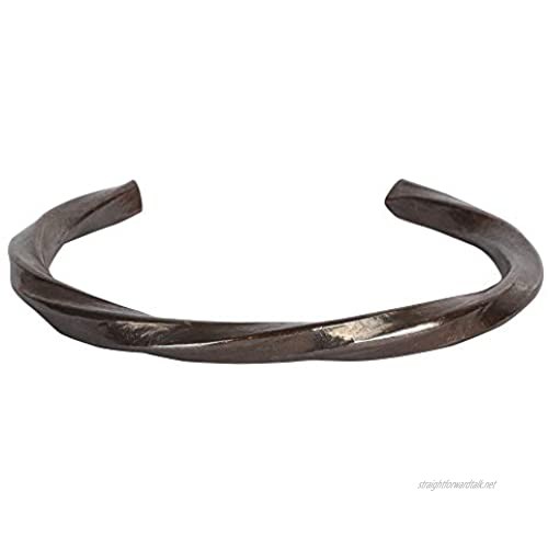 Shah Crafts Pure Copper Hammered Bracelet For Men And Women | Handmade Cuff Bangle | For Arthritis and Joint Pain Relief | Adjustable And Minimalist Style For Good Health For Unisex
