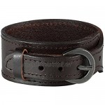 Urban-Jewelry Brown Genuine Leather Cuff Bangle Men's Bracelet