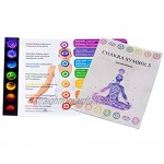WICCSTAR Chakra Bracelet with Jewellery Pouch & Meaning Card. Anxiety Bracelet.