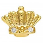 Crown Molding Diamond Gold Single Braces Hip Hop Teeth
