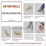 Men's Luxurious Gold Plated Hip Hop Teeth Creative Personality Drop Shape Bottom Teeth Caps Grills - High Glossy