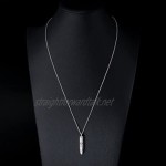 925 Sterling Silver Simple Bar Urn Pendant Memorial - Ashes Keepsake Exquisite Cremation Pendant Necklace