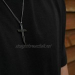 epiphaneia Men's Stainless Steel Cross NecklaceMan Of God 1 Timothy 6:11. Mens Jewelry Cross Necklaces Christian Religious Gifts Christians for Men - Birthday gift for Dad Father's Day Christmas