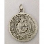 925 STERLING SILVER SAINT PIO FROM PIETRELCINA ( PADRE PIO ) MEDAL - Made in HIGH RELIEF - 100% MADE IN ITALY