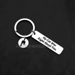 ENSIANTH Bob's Burgers Inspired Keychain My Cat was Right About You Aunt Gayle Quote