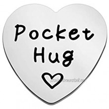 ENSIANTH Pocket Hug Token Long Distance Relationship Gift for Girlfriend Boyfriend Valentine’s Day Gift