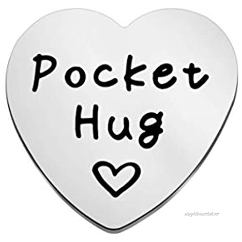 ENSIANTH Pocket Hug Token Long Distance Relationship Gift for Girlfriend Boyfriend Valentine’s Day Gift