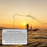 FEELMEM Fisherman Jewelry A Fisherman’s Prayer Lord Wallet Card Fisherman Gift Fishing Lover Gift for Dad Boyfriend Husband