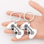 KUIYAI Player One Player Two Keychain Set Gamer Couples Keychain Gift Valentines Gift Game Lover Couples Gift Anniversary Birthday Gifts for Him Her