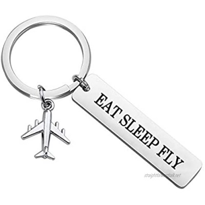 MAOFAED Pilot Gift Flight Attendant Gift Pilot Graduation Gift Eat Sleep Fly New Pilot Gift Future Pilot Gift
