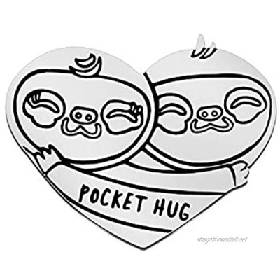 MAOFAED Pocket Hug Gift Sloth Pocket Hug Token Gift Couple Gift Long Distance Relationship Gift Sloth Gift BFF Gift Valentine’s Day Gift