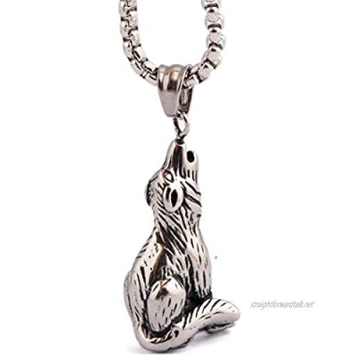 SUIWO Pendant Jewelry Chain Necklace Punk Unisex Necklace Jewelry Men's dog model titanium steel pendant without chain