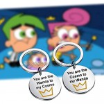 Timmy Cosmo and Wanda Keychain Cartoon Lover Gifts Gift for Anniversary Couple Birthday Keychain
