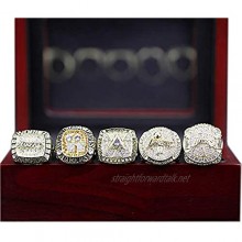 Fei Fei 2000 2001 2002 2009 2010 Los Angeles Lakers Ring Set World Championship Ring Replica for Fans Keepsake With box 14#