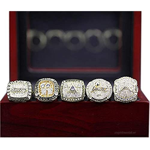 Fei Fei 2000 2001 2002 2009 2010 Los Angeles Lakers Ring Set World Championship Ring Replica for Fans Keepsake With box 14#