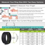 Rinfit Silicone Wedding Ring for Men. Comfortable and Durable Wedding Band Replacement. U.S. Design Patent