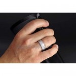 Rinfit Silicone Wedding Ring for Men. Comfortable and Durable Wedding Band Replacement. U.S. Design Patent