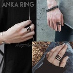 SEIHOP Egyptian Ankh Cross Ring Adjustable Finger Opening for Women and Men