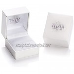 Theia Titanium Court 0.05ct Diamond Matt and Groove 6mm Ring