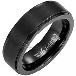 Willis Judd New Mens Black Titanium DAD Ring Engraved Best Dad Ever with Velvet Ring Box