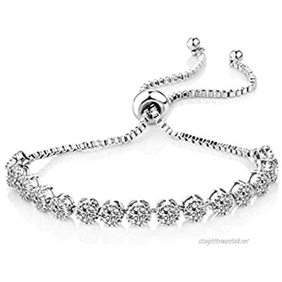 Philip Jones Solitaire Crystal Friendship Bracelet
