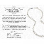 The Pearl Source Pearl Bracelet for Women 7-8mm Freshwater Cultured Pearls in AAA Quality with 14K Gold