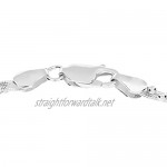 Tuscany Silver Sterling Silver Twist Snake and Balls Bracelet of 19cm/7.5