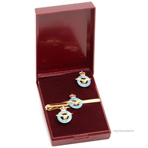 Duchemins Military Supplies Royal air Force Cufflink and Tiebar Giftset RAF giftware and Accessories