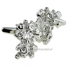 Metal Coral Reef Cufflinks perfect for 35th Anniversary Cotton NC052