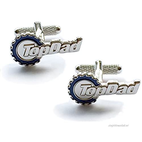 My Top Dad Top Dad Gear Cufflink Gift Boxed Fathers Day Christmas Birthday