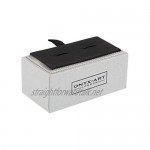 Rectangular Working Watch Cufflinks In Onyx Art London Cufflink Box Available in Silver Black or Gold Colour
