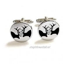 Tyler and Tyler Stag Cufflinks Sporting Cufflink Pair Gifts for Men