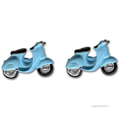 Blue Moped Cufflinks