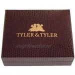 Tyler & Tyler Diffusion Green Tie Pin Silver Finish Boxed