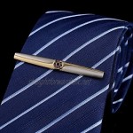 DYXYH Tie Clips Men Suit Business Daily Shirt Accessories Two-color Pink Crystal Necktie Clip