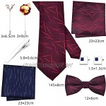 YUTRD ZCJUX Men's Formal Business Tie Gifts Box Packing 8 Piece Set Gift a Set for Elder Father or Husband and Boyfriend (Color : A)